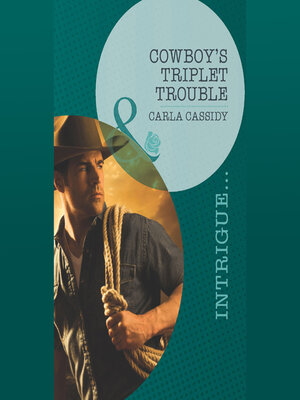 cover image of Cowboy's Triplet Trouble